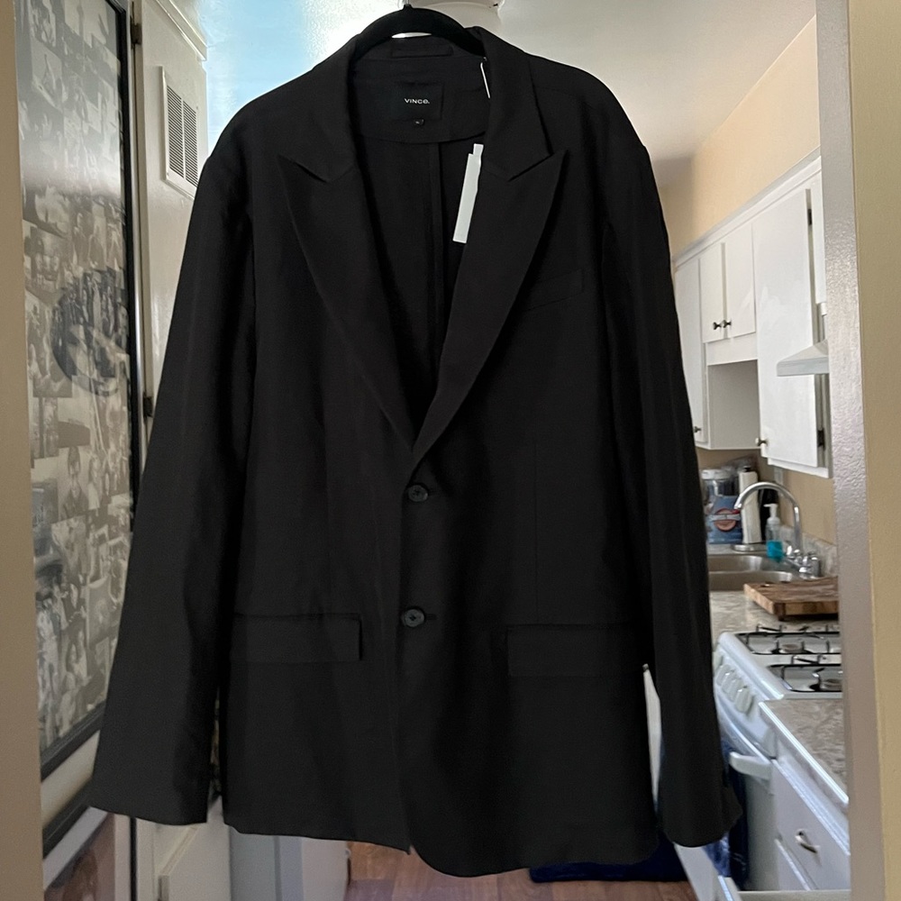 Vince Black Blazer Size XL